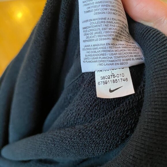 RARE Nike Manchester United Hoodie 77 Sweatshirt Large Black - Picture 9 of 9